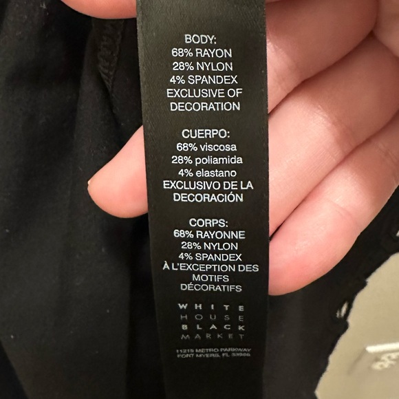 White House Black Market Little Black Dress - Picture 8 of 11